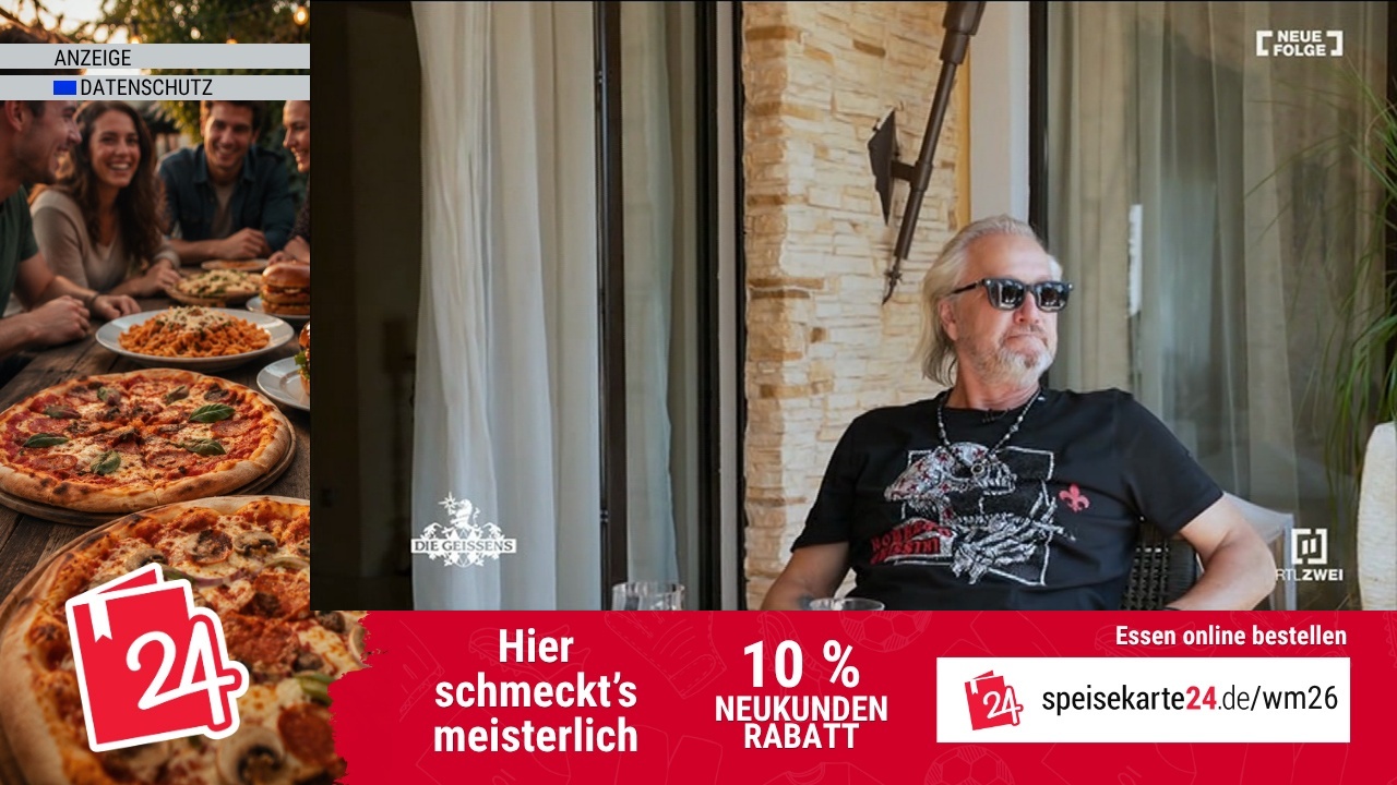 Speisekarte24 bei Die Geissens auf RTLZWEI